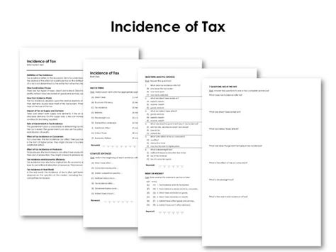 incidence of tax upsc