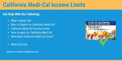 income limits for medi cal california