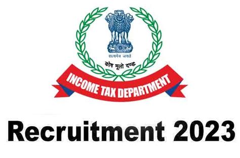 income tax recruitment 2023 latest
