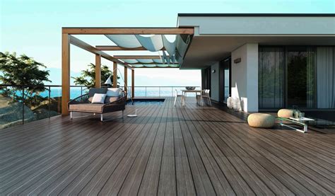 incorporating ceramic tile in a wooden deck