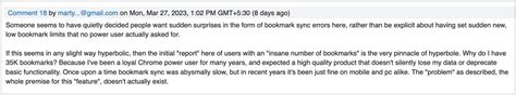 Increase Bookmark Sync Limit