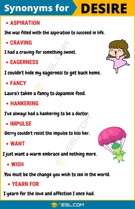 Increase Desire Synonym