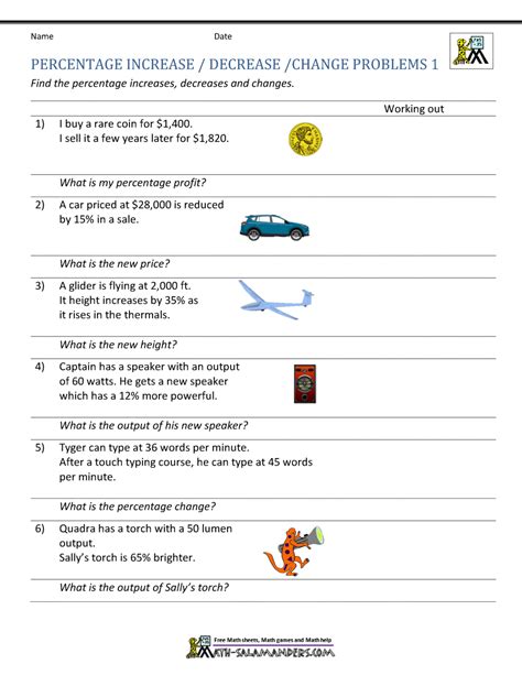 increase math problem