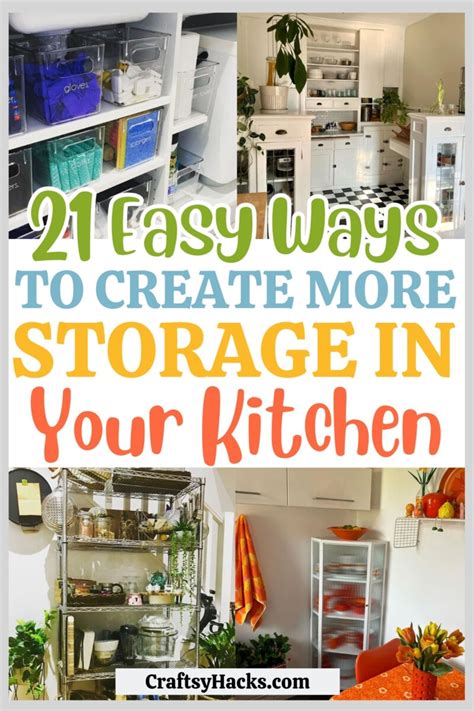 Increase Storage Space In Small Kitchen