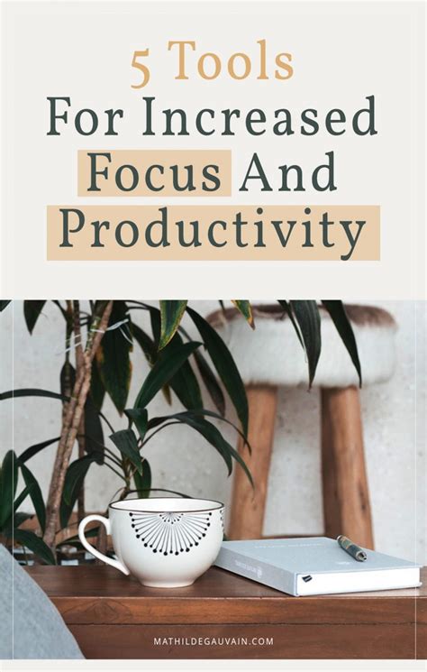 <h4>Increased Focus and Productivity</h4>