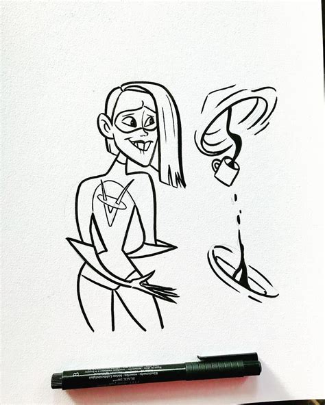 Incredibles 2 Voyd Coloring Pages