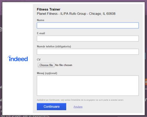 indeed planet fitness application