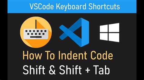 indent code in vs code shortcut