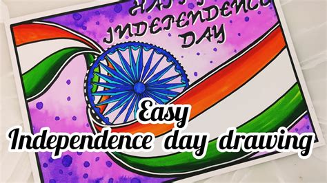 How to Draw Happy Republic Day Independence Day Drawing