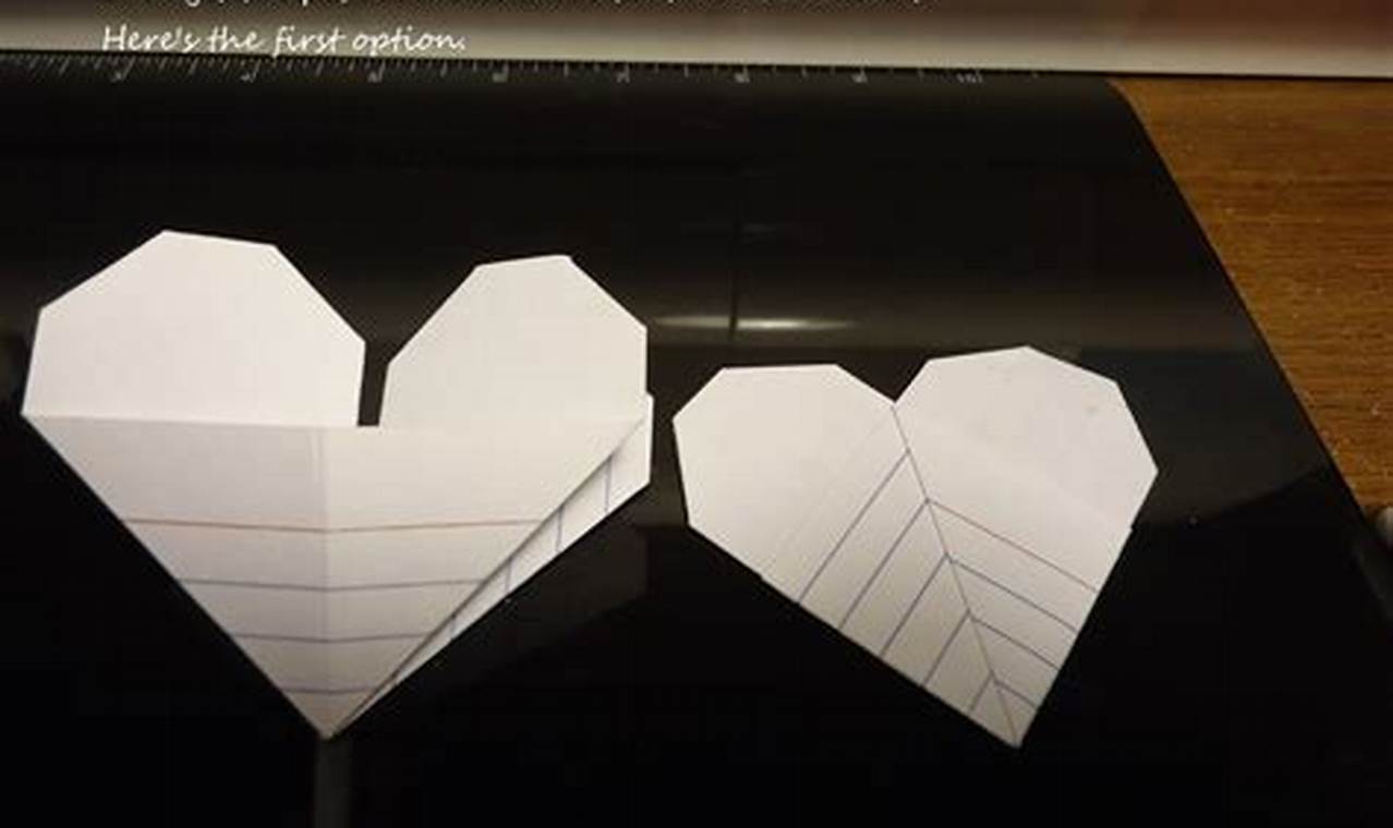 index card origami swan