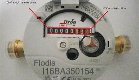 Index Compteur Eau Froide Divisionnaire DN 15 Mâle 3/4" (20 X 27