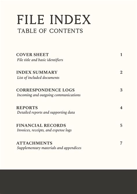 Index And Contents