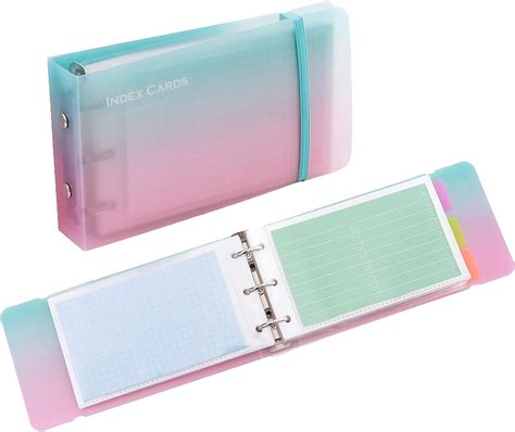 Index Card Binder Notebook