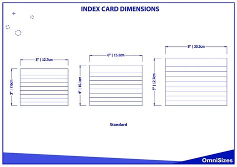 Index Card Box Sizes