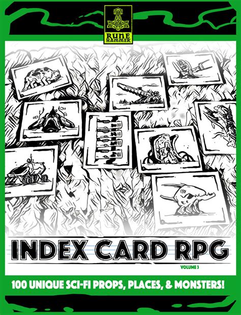 index card rpg cards