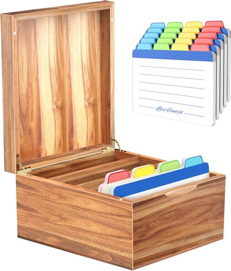 Index Cards In Box