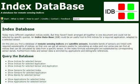 Index Database Idb