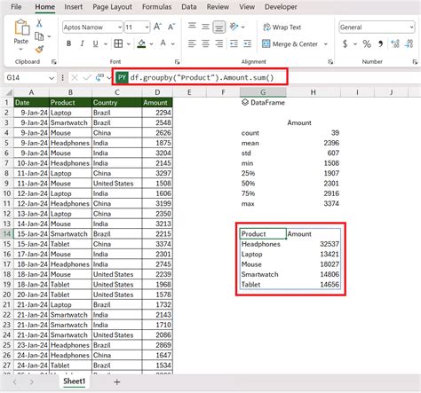 Index In Excel Python