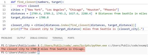Index Of Closest Value In List Python