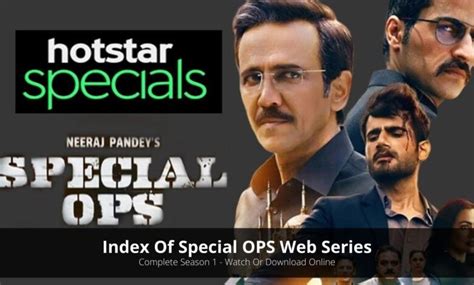 index of special ops season 1