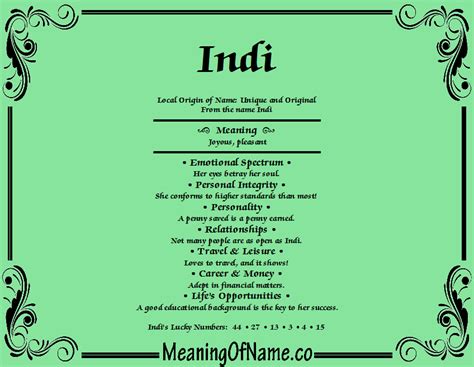 indi meaning in hindi name