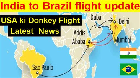 India To Usa Donkey Map