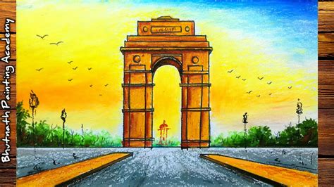 India Gate Drawing Simple