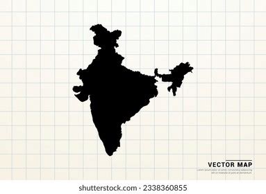 India Map On Graph Paper