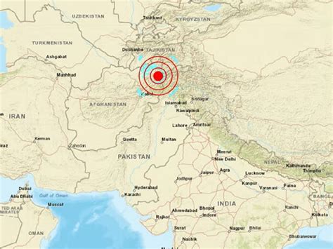 india pakistan and afghanistan earthquake