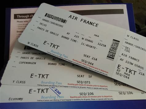 india to france air ticket