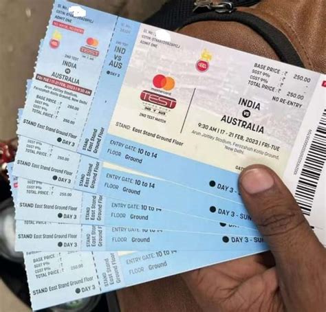india vs australia delhi test match tickets