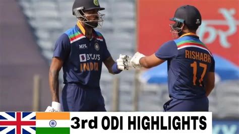 india vs england 3rd odi highlights