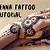 indian henna tattoo tutorial
