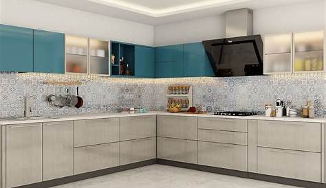 Indian Modular Kitchen Design L Shape d s India Homeane