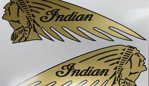 Indian Motorcycle Gas Tank Decals 2PC Set New - KLP Customs
