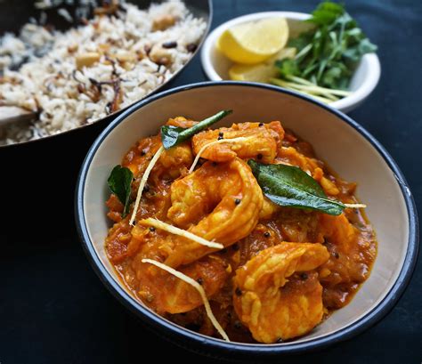 Cook like Priya South Indian Spicy Prawn Curry Recipe