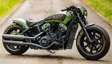 WUNDERKIND-Custom: „Indian Scout Bobber Newchurch THREE“ › Motorcycles
