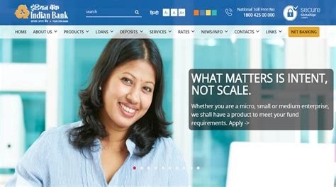 indian bank official website