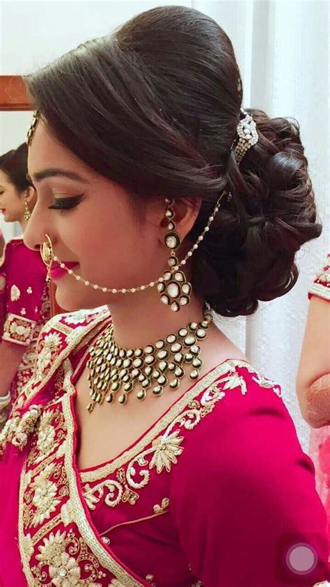 Stunning Indian Bridal Hairstyles For Medium Length Hair For Hair Ideas