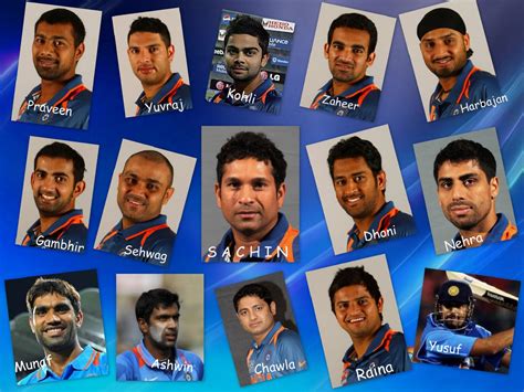 indian cricket team players list 2011