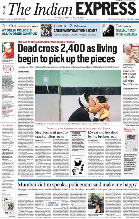 indian express news paper today pdf