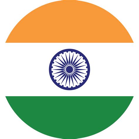 indian flag in circle png