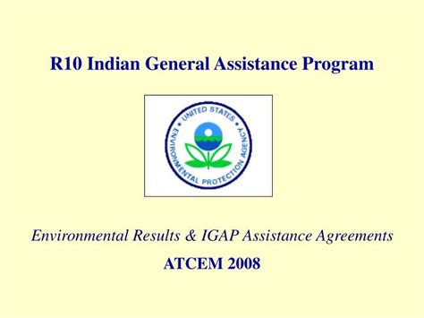 indian general assistance program
