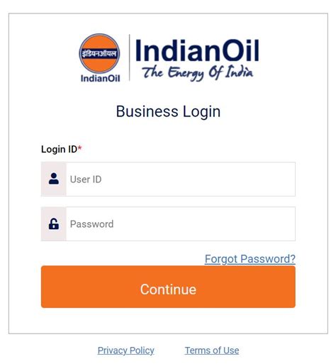 indian oil login portal