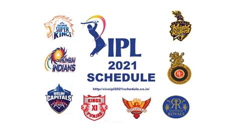 indian premier league 2021 sche