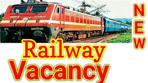indian rail job vacancy