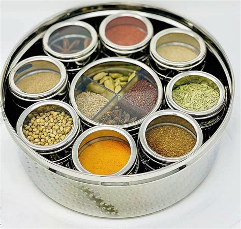 Indian Spice Containers