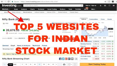 indian stock exchange website