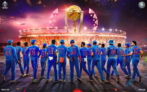 indian team world cup 2023 wallpaper