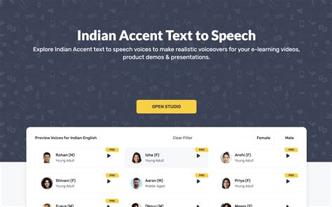 indian text to speech accent generator